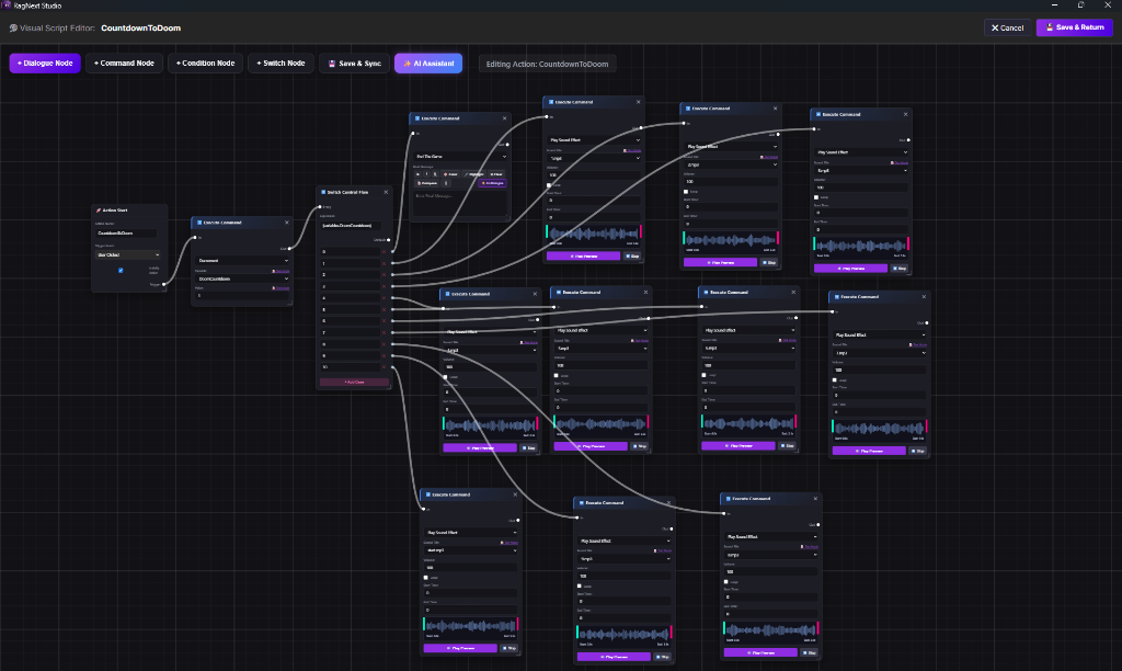 Switch Control Flow Node